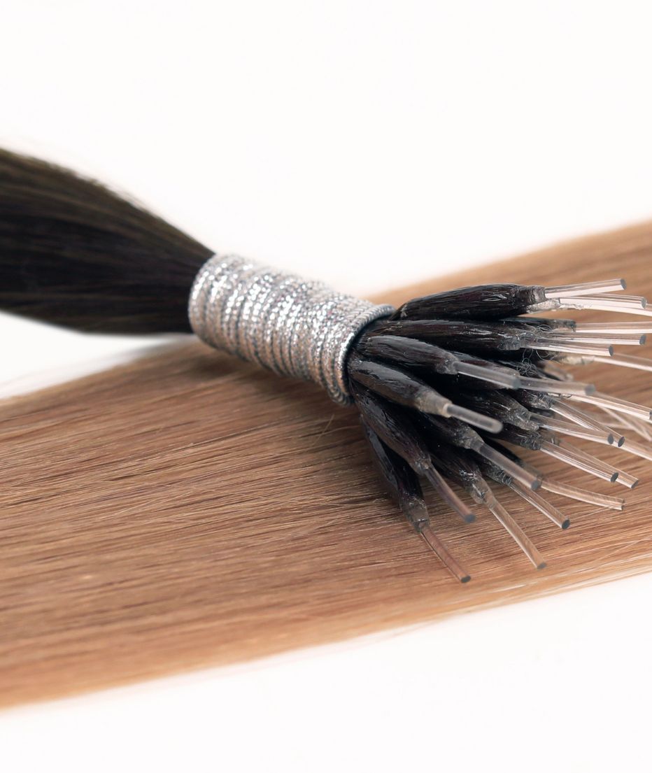 #Mochaccino Melt Nano Tip Hair Extensions