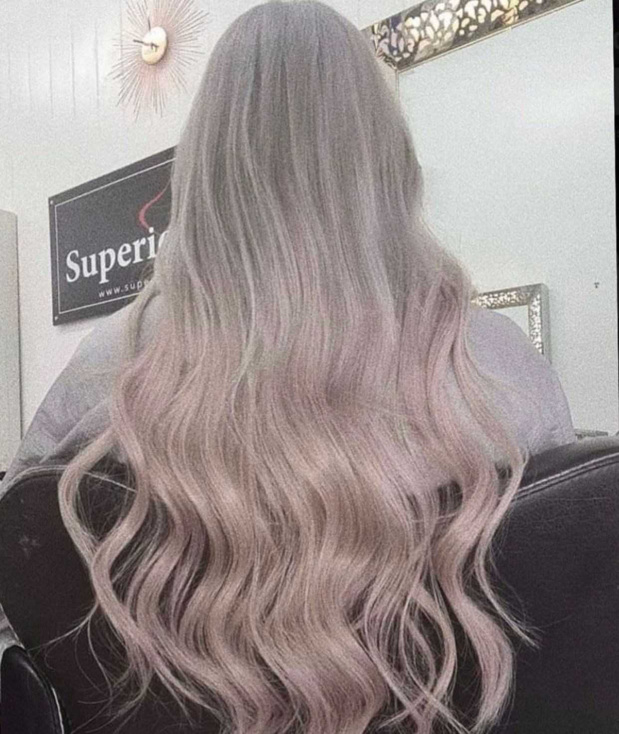 #Pearl Grey Ultra Seamless Tape In Hair Extensions (DISCONTINUED)