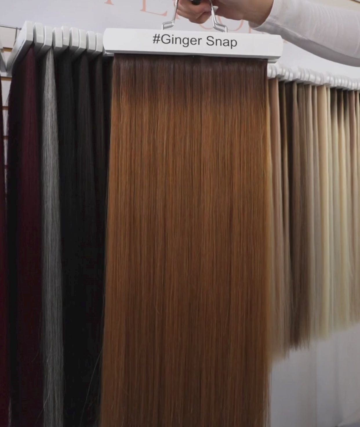 Load video: Ginger Snap Pre Bonded U Tip Hair Extensions