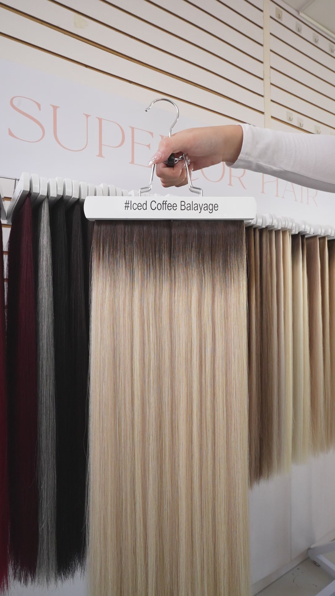 Iced Coffee Balayage Clip-In Bun Extension