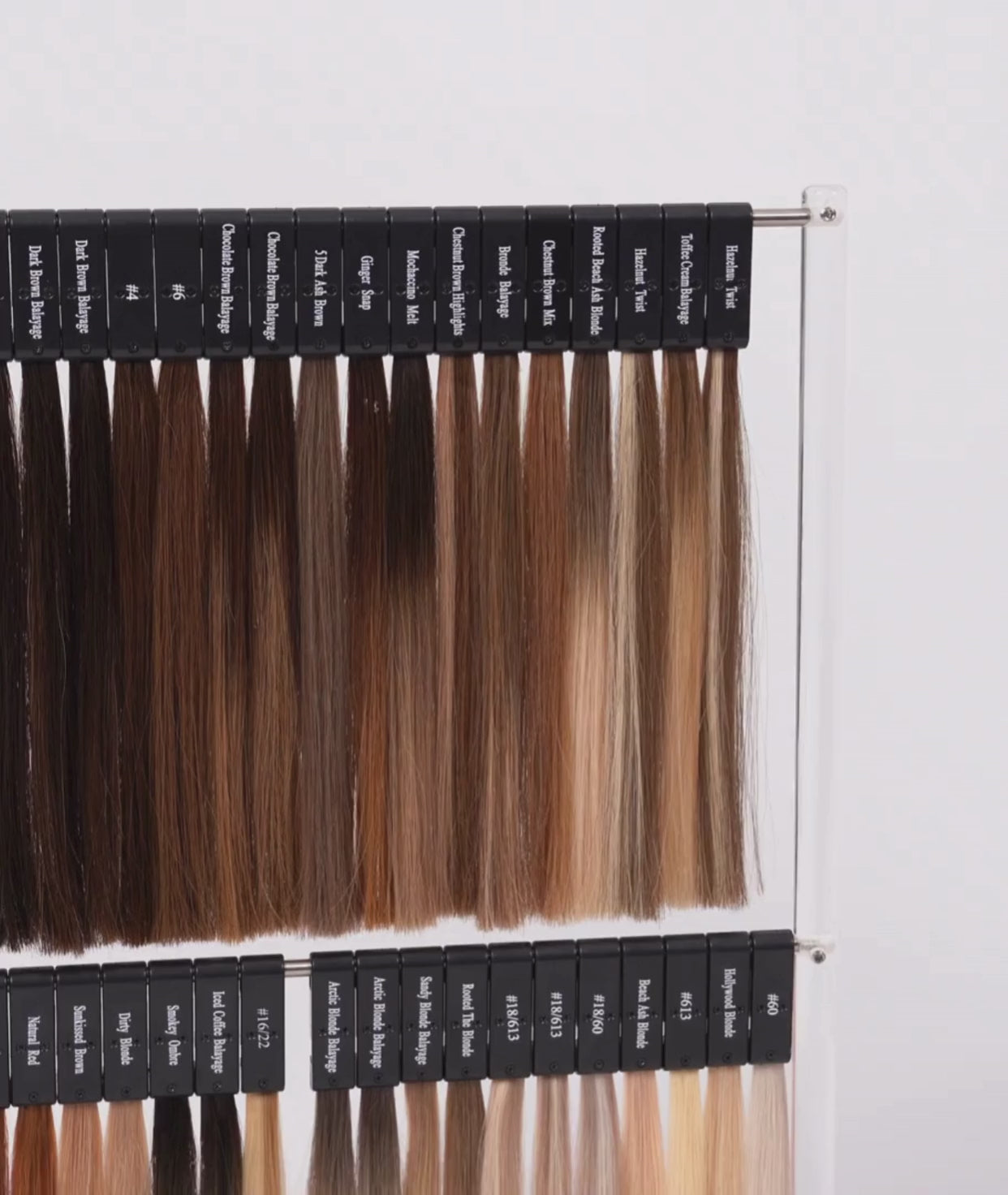 Load video: Superior Hair Extension Colour Stand