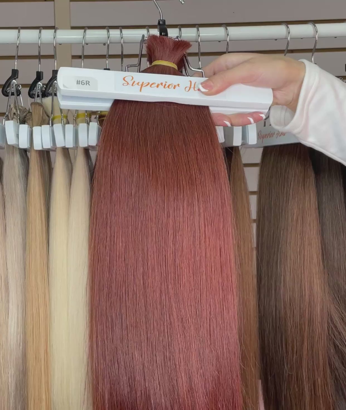 Load video: #6R Ponytail Extensions — Value Grade