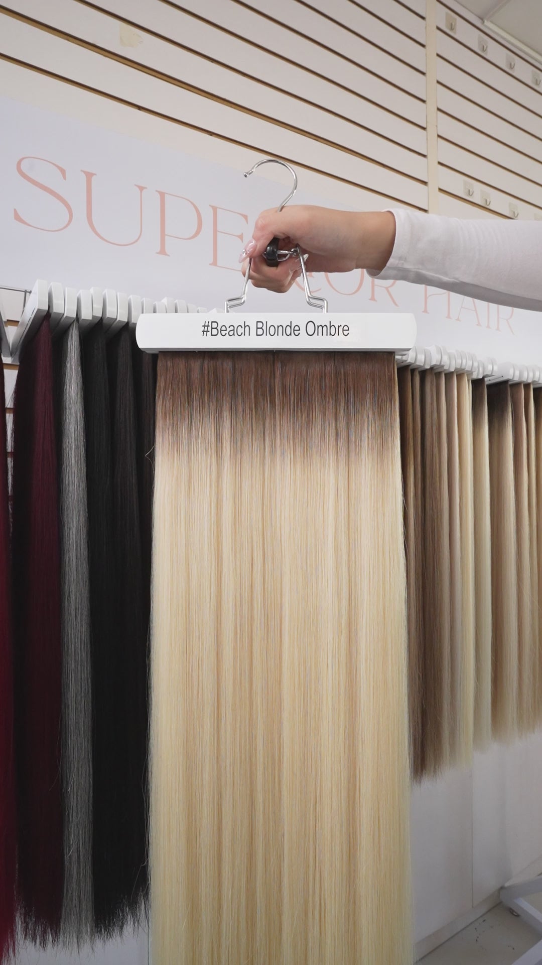 #Beach Blonde Balayage Classic Clip In Hair Extensions 9pcs