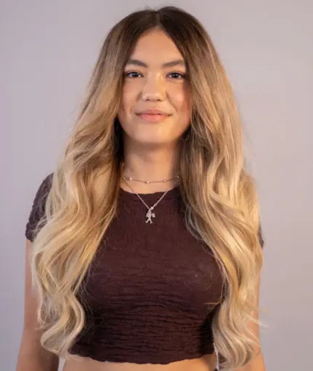#Iced Coffee Balayage Classic Clip In Hair Extensions 9pcs