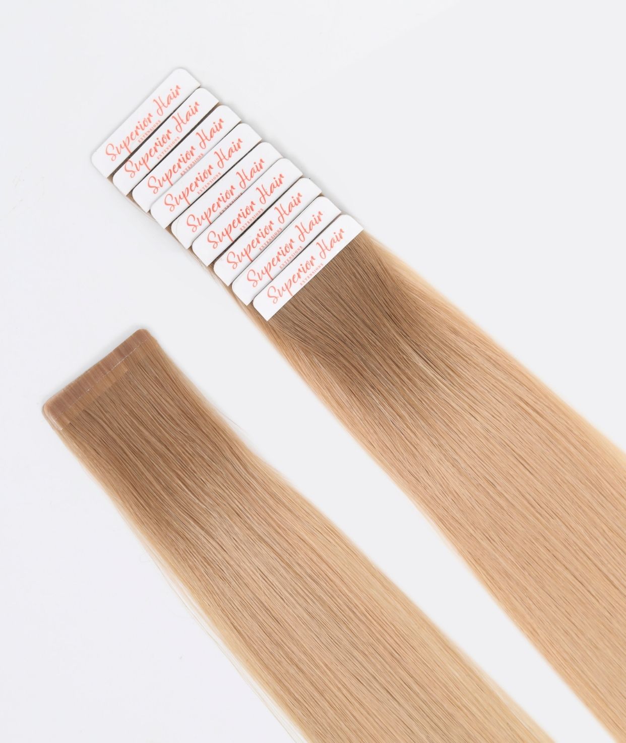 #Rooted Beach Blonde Ultra Seamless Tape In Extensions (NEW)