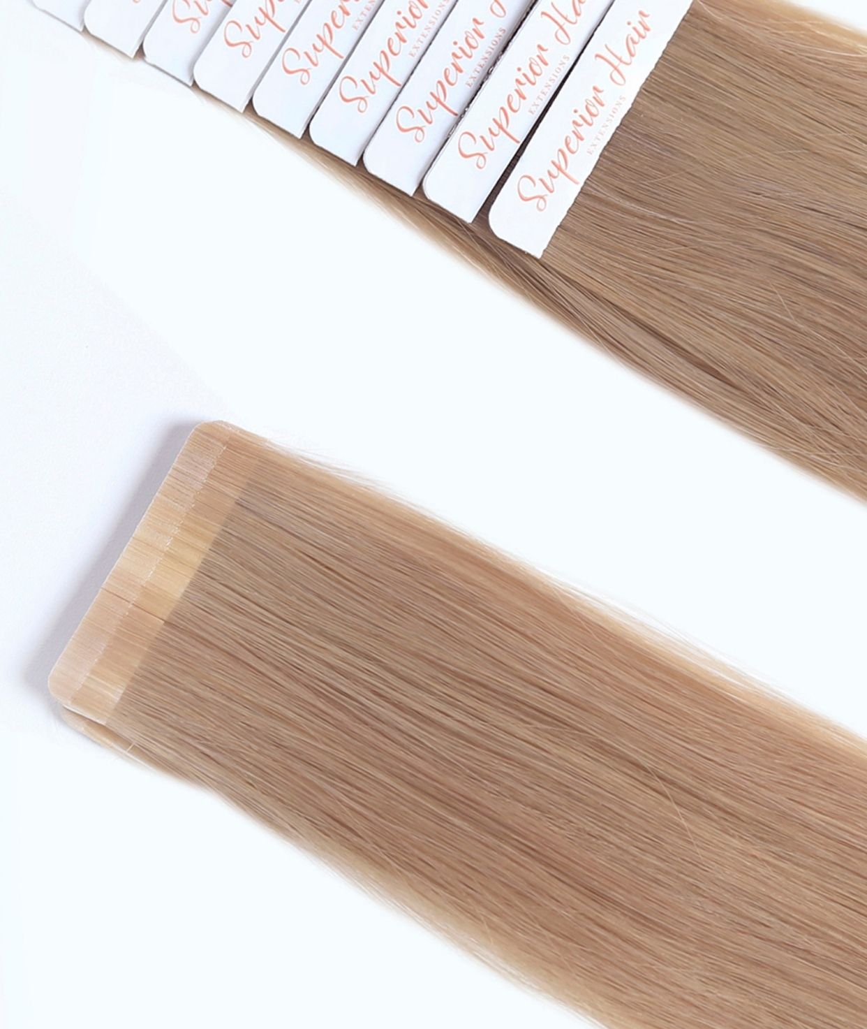 #Sandy Blonde Balayage Ultra Seamless Tape In Extensions