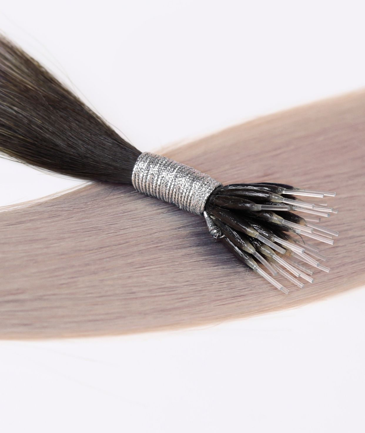 #Smokey Ombre Nano Tip Hair Extensions