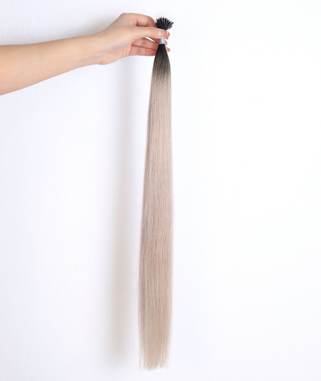 #Smokey Ombre Nano Tip Hair Extensions