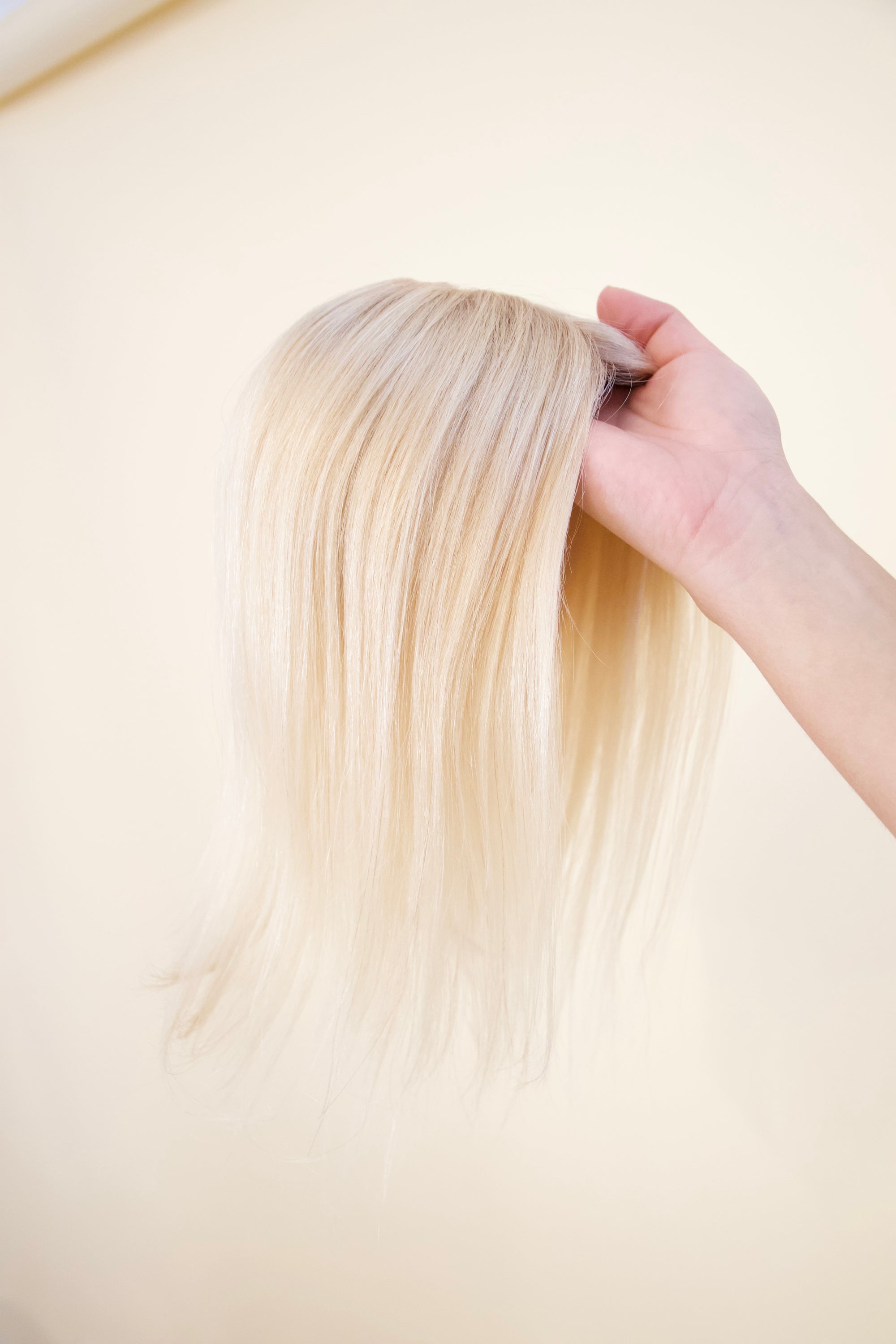 Beach Blonde Ombre Human Hair Topper