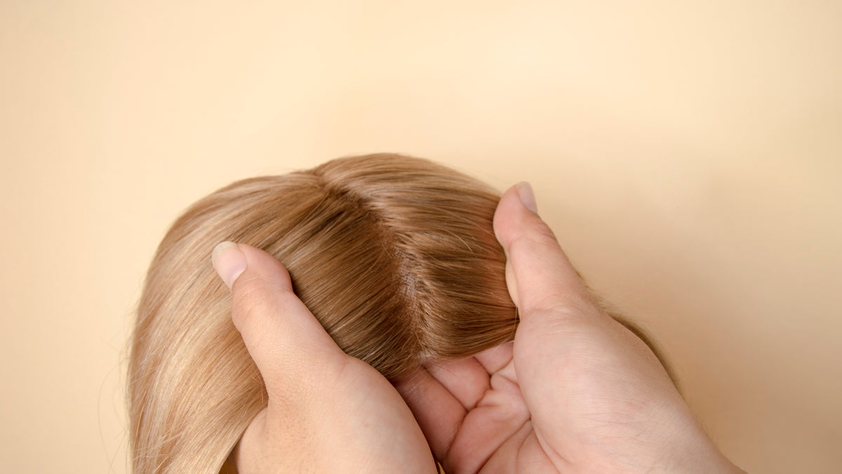 Iced  Coffee Balayage Human Hair Topper