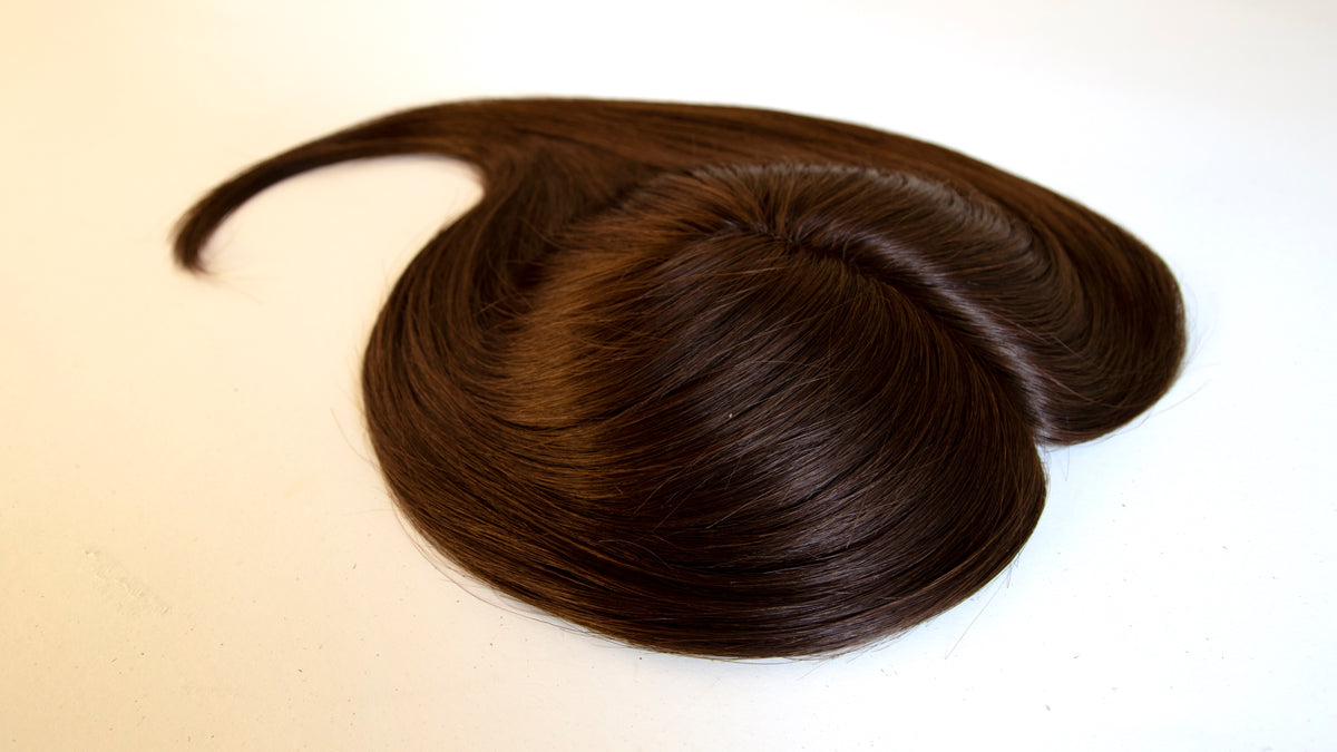 #2 Dark Brown 12&quot; Human Hair Topper