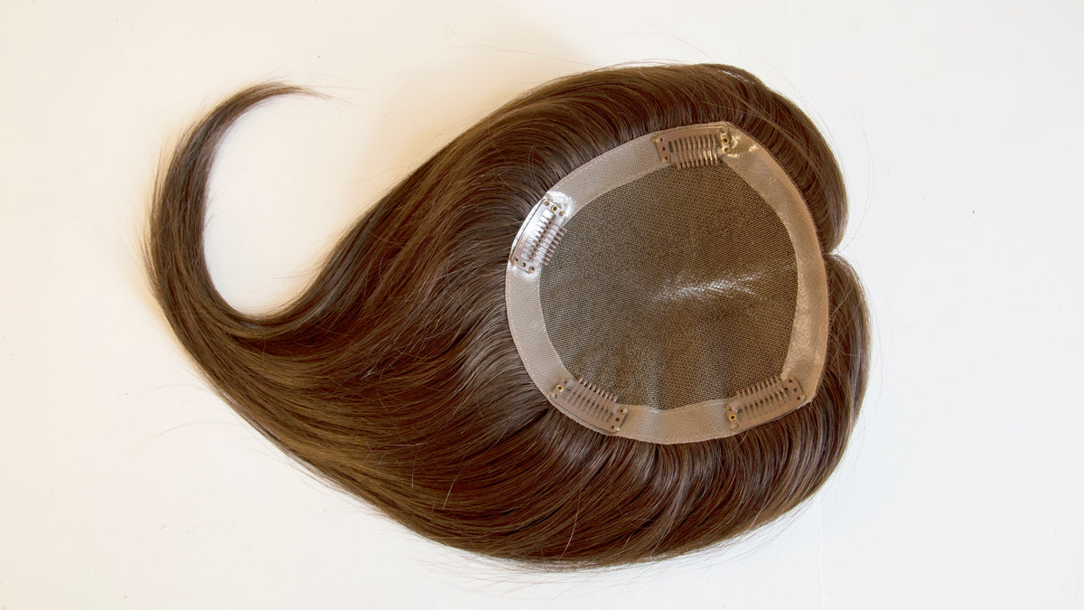 #2 Dark Brown 12&quot; Human Hair Topper