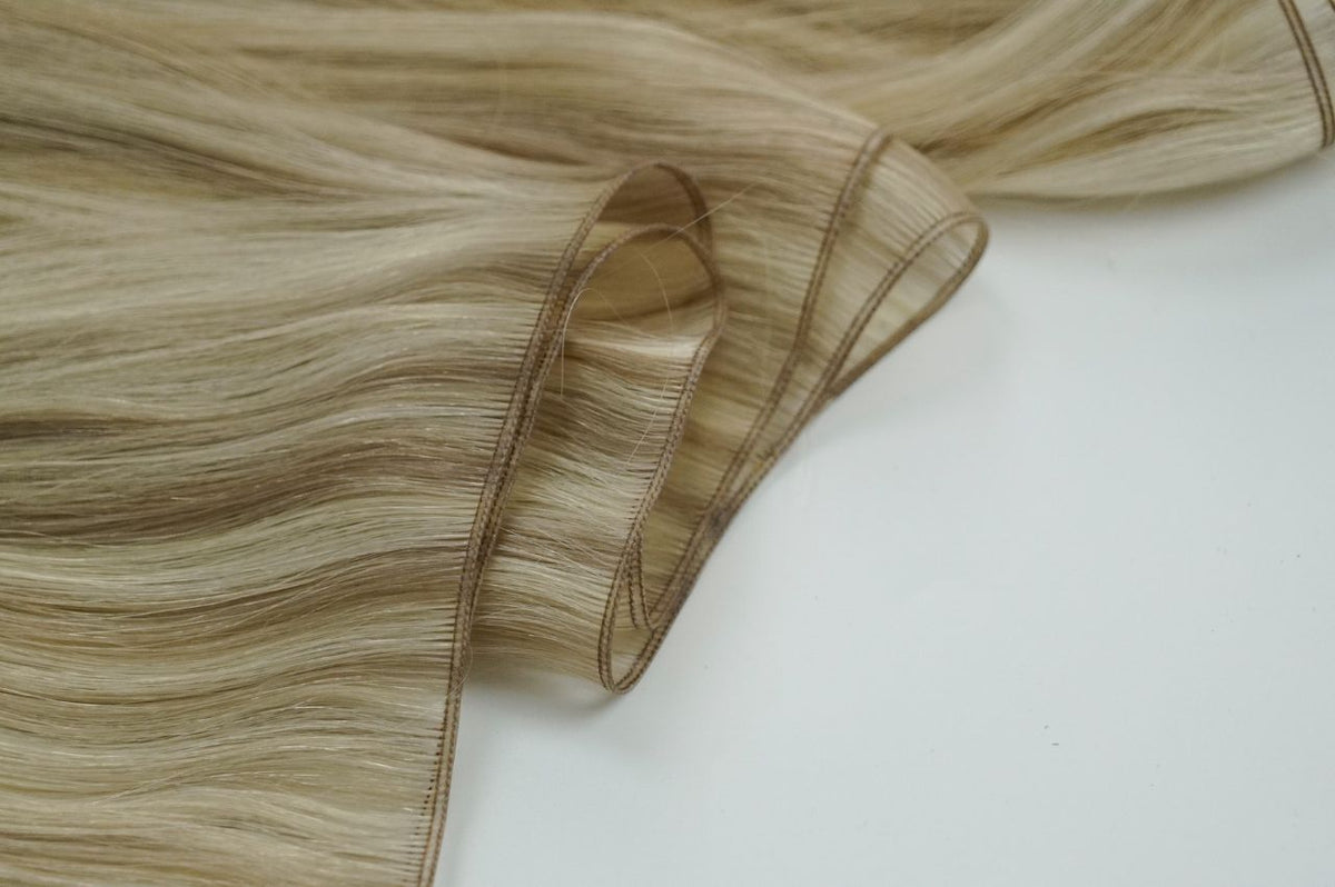 #18/613 Lightest Ash Blonde Highlights Genius Weft Extensions