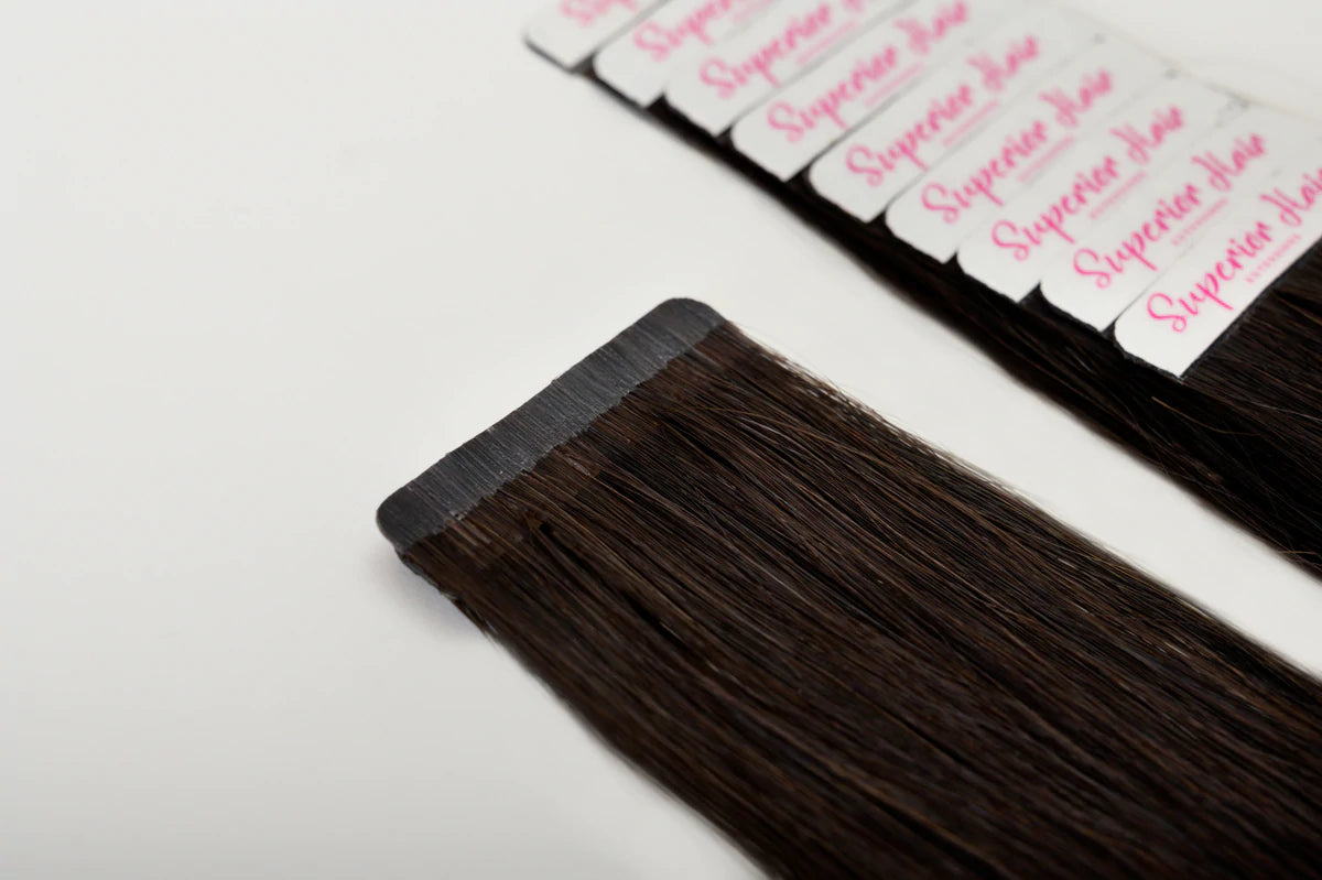 #1B Off-Black Ultra Seamless Tape In Extensions