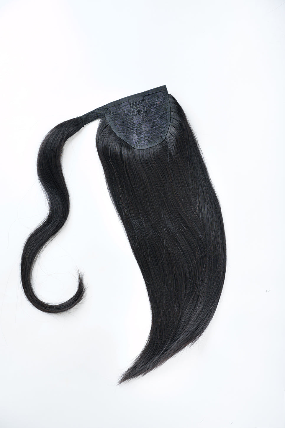 #1B Off-Black Ponytail Extensions — Value Grade