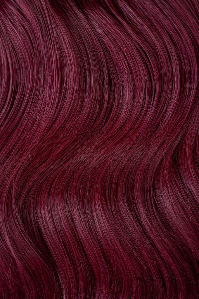 #Burgundy Pre Bonded  U Tip Hair Extensions