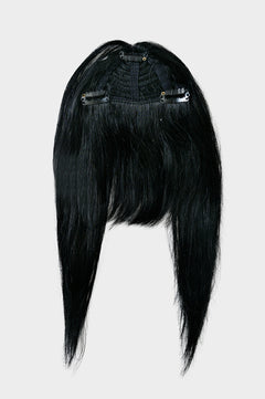 1 Jet Black Clip In Fringe Extension NZ Superior Hair