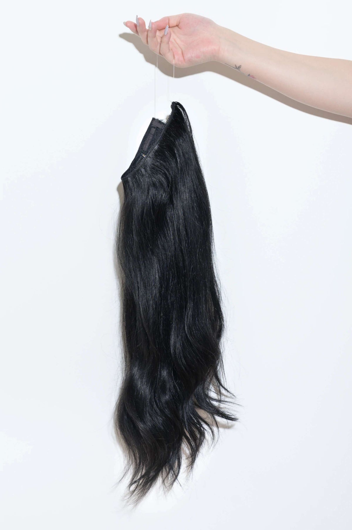#1 Jet Black Classic Halo Hair Extensions