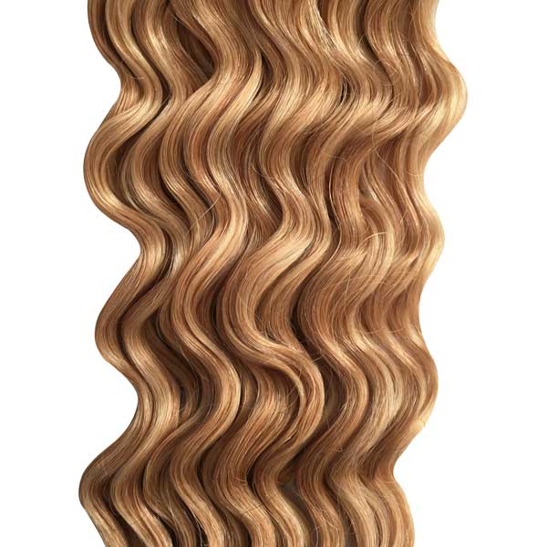 #27/613 Clip In Hair Extensions Wavy