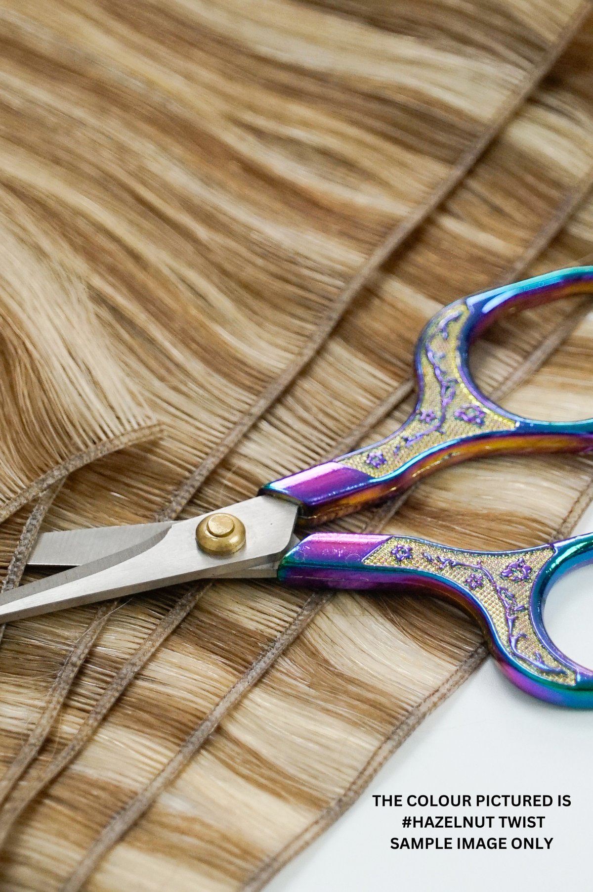 Chestnut Brown Highlights Genius Weft Extensions