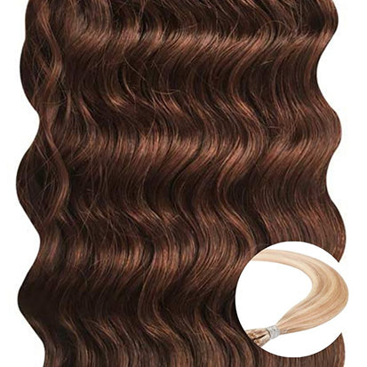 #4 Chocolate Brown AAA & A I Tip