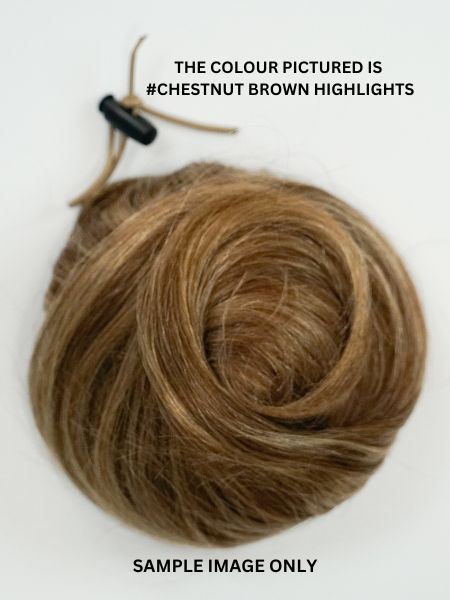 #18/60 Pearl Ash Blonde Clip-In Bun Extension