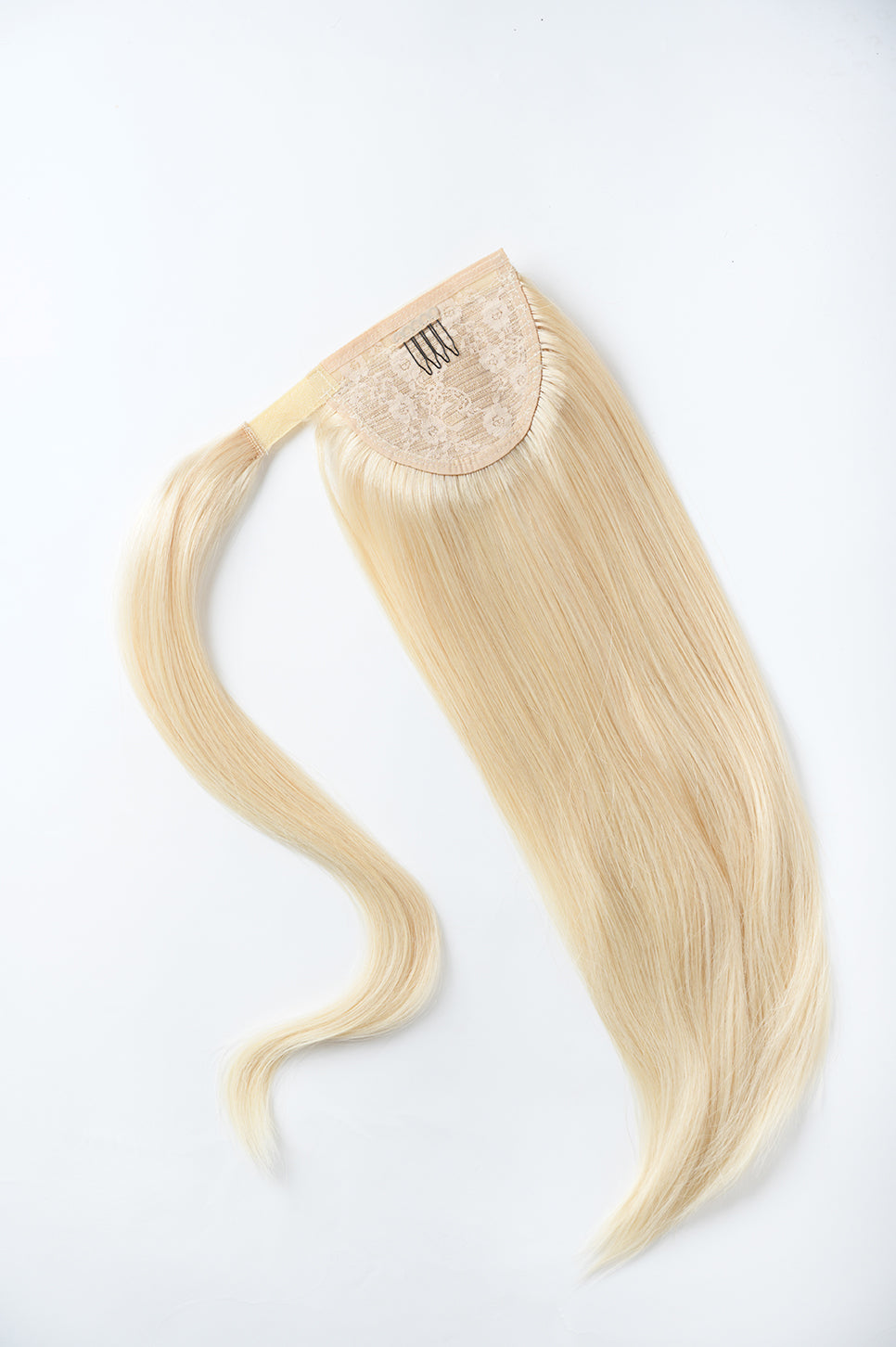 #613 Platinum Blonde Ponytail Extensions