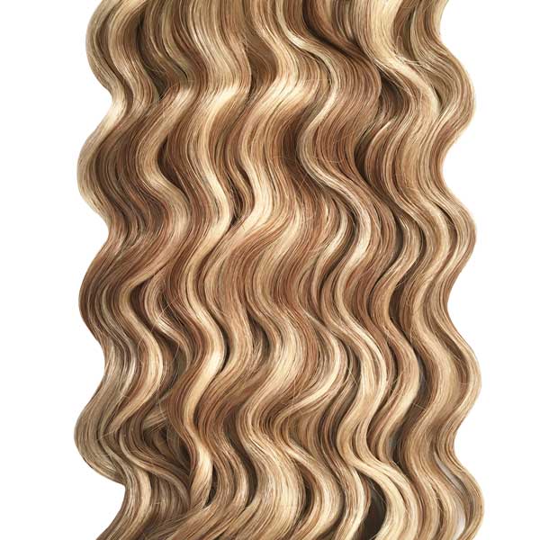 #8/613 Clip In Hair Extensions Wavy
