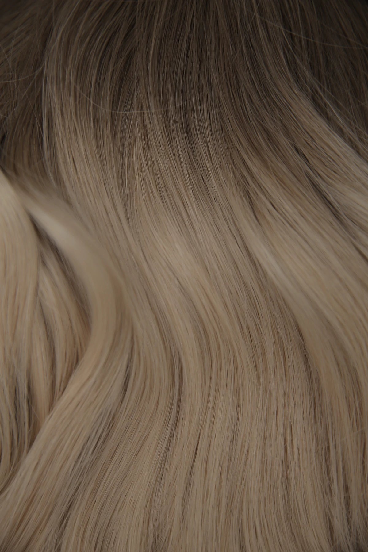 Arctic Blonde Balayage Clip-In Bun Extension
