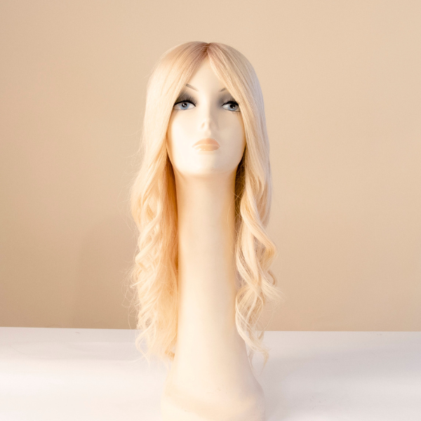 Beach Blonde Ombre Mono Top Human Hair Wig NZ Superior Hair