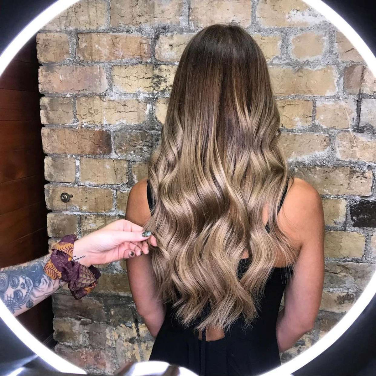 #Bronde Balayage Ultra Seamless Tape In Extensions