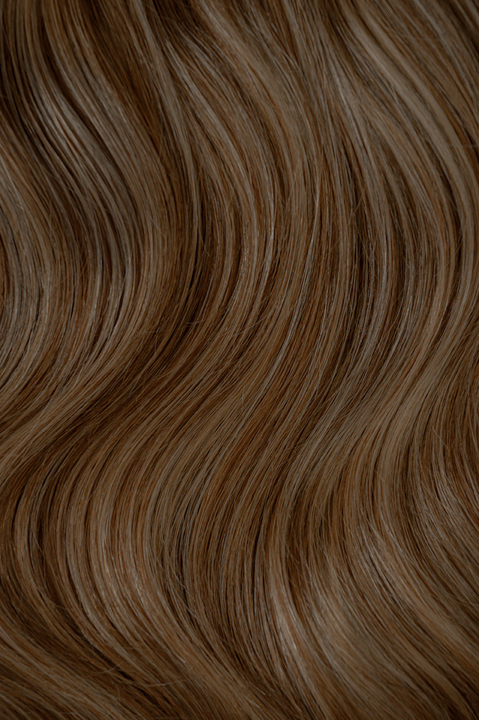 Chestnut Brown Highlights Clip In Human Hair Fringe Extension