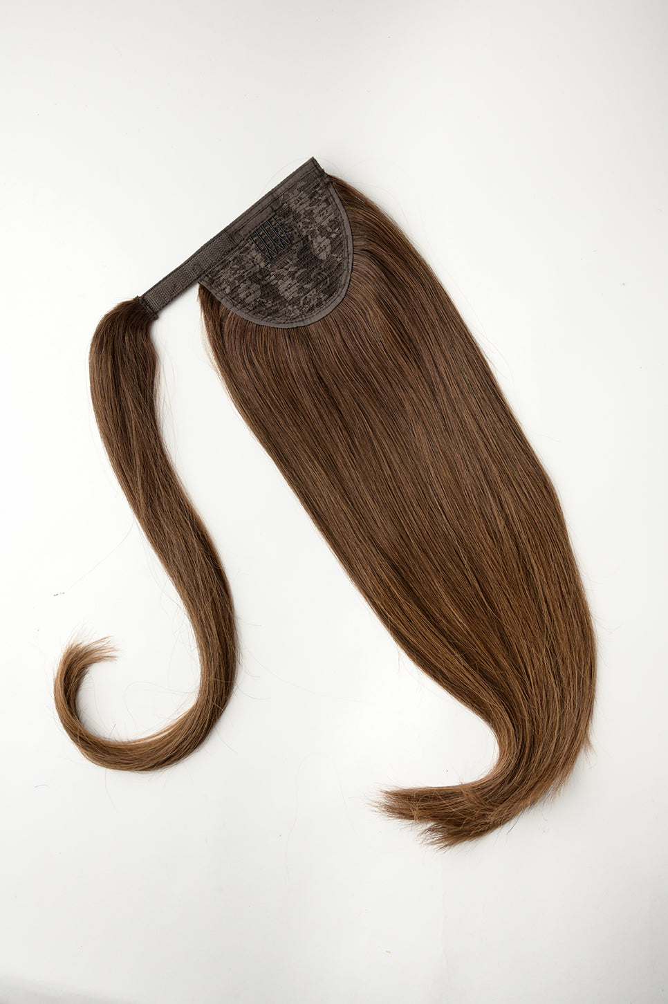 #Chocolate Brown Balayage Ponytail Extensions