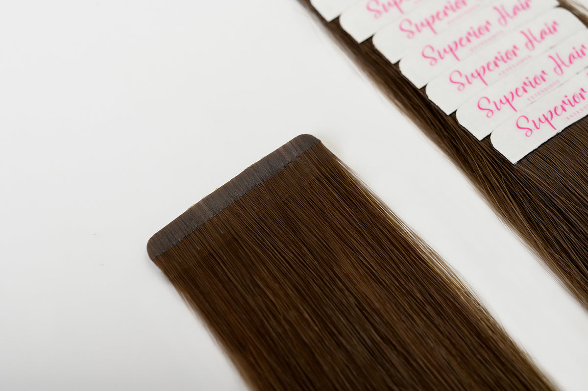#Ginger Snap Ultra Seamless Tape In Extensions