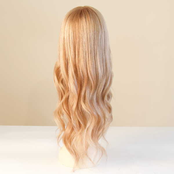 Iced Coffee Balayage Mono Top Human Hair Wig