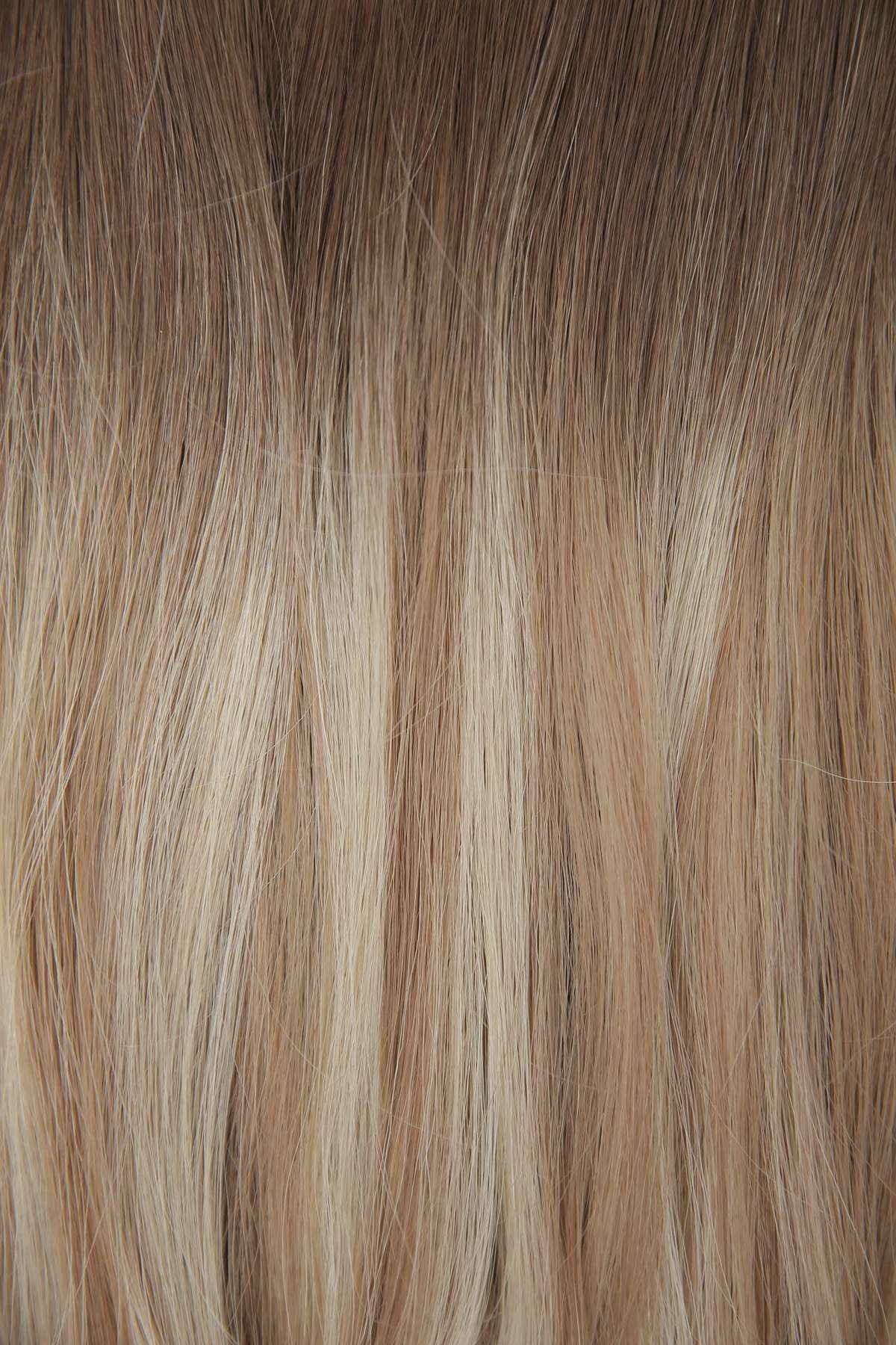#Iced Coffee Balayage Traditional Weft Extensions