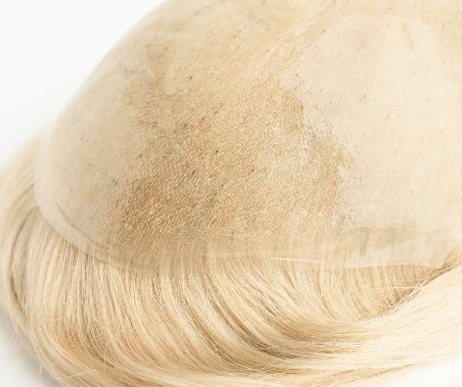#613 Natural Blonde Skin Base Hair System