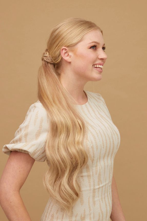 #613 Platinum Blonde Ponytail Extensions