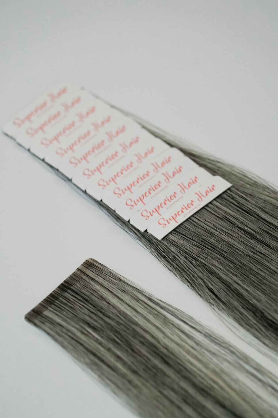 Light Grey Ultra Seamless Tape In Extensions