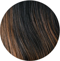 #Off Black Balayage Ultra Seamless Tape In Extensions