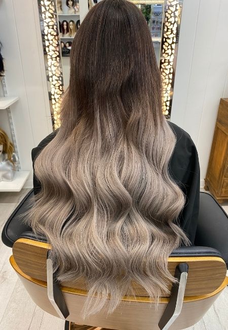 #Smokey Ombre Ponytail Extensions